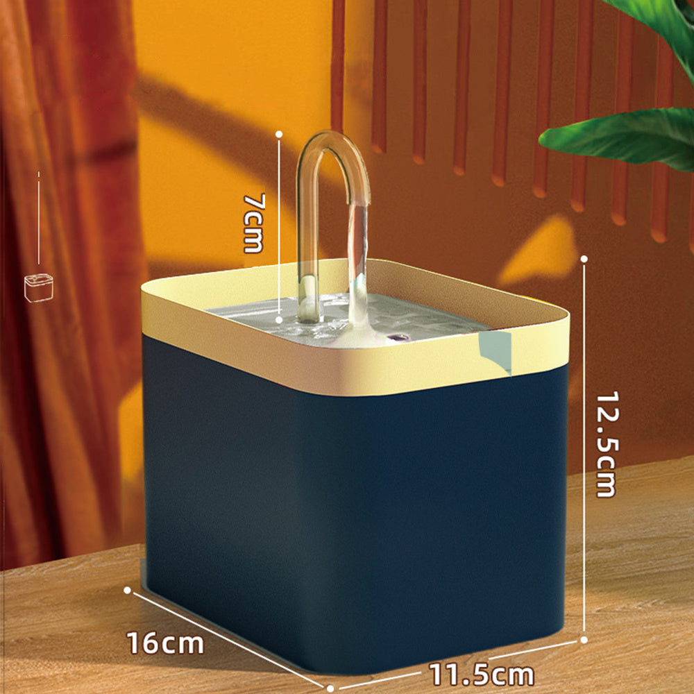 Automatic Cat Water Fountain, 1.5L Self-Cleaning Pet Drinker