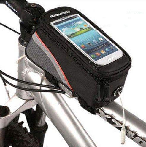 ROSWHEEL Bike Frame Bag for iPhone - Compatible with Apple