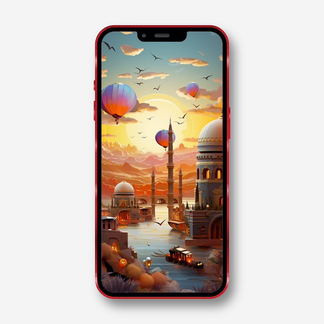 City of Clouds - Istanbul Nature Phone Wallpaper - Minihomy