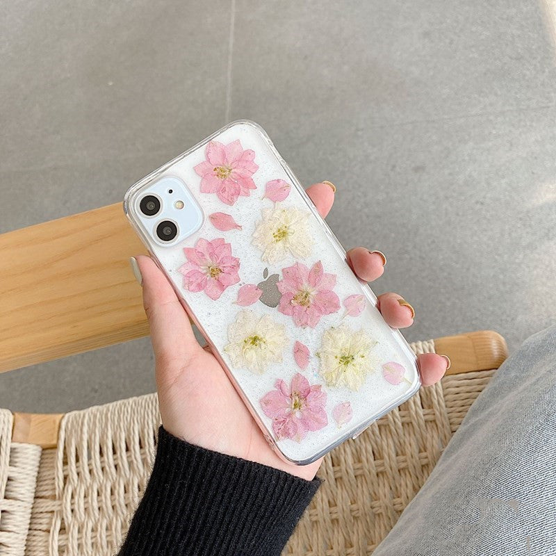 Handmade Real Flower OPPO Reno Phone Case - Reno2z, Reno3 Pro, Ace2, Reno5 Pro