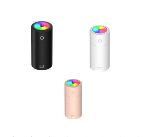 Mini USB Car Humidifier - Colorful Aurora Air Diffuser