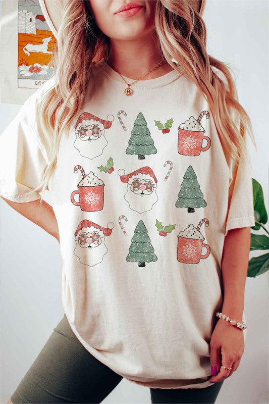 Plus Size Christmas Graphic Tee/T-Shirt - Festive Holiday Design - Minihomy
