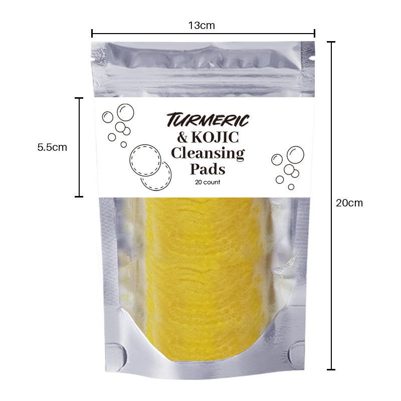 Turmeric Exfoliating Cleansing Pads: Deep Cleanse, Remove Excess Oil & Clogged Pores