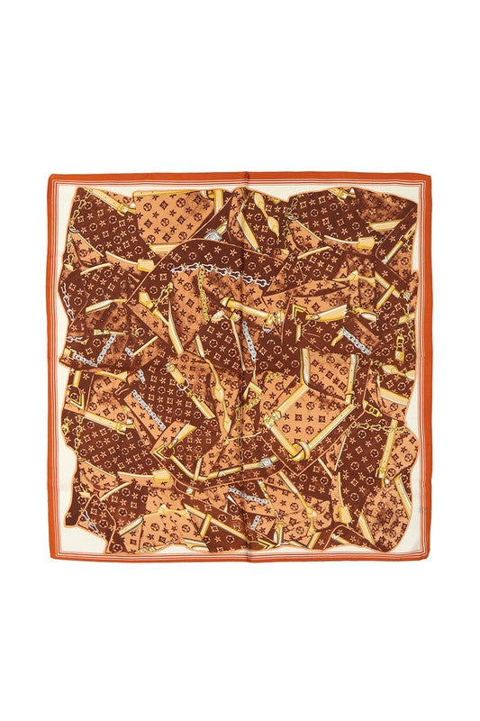 Geometric Pattern Printed Scarf - Stylish & Trendy Wrap - Minihomy