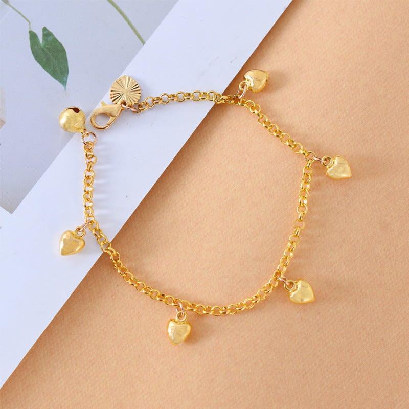 Women's Heart Bracelet: Simple, Versatile Fashion Jewelry