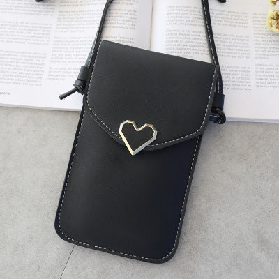 Clear Crossbody Phone Bag for Women - Touchscreen Wallet Purse