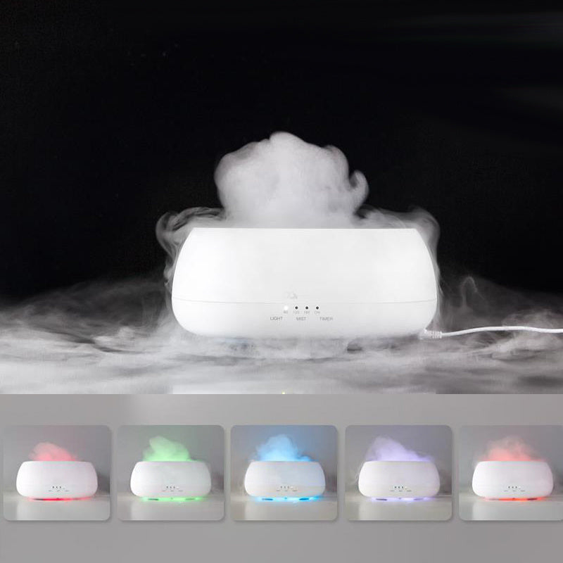 HOMEFISH 500ml Ultrasonic Aroma Diffuser & Humidifier - Colorful LED Light