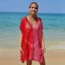 Beach Hollow Out Tops Cover-Up Knit Bikini Over-Blouse - Minihomy
