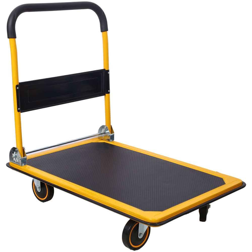 Heavy-Duty Foldable Hand Truck - 660lb Capacity