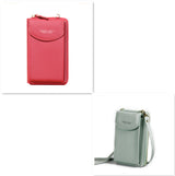 Luxury PU Leather Women's Handbag, Crossbody Bag & Wallet