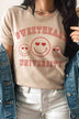 Plus Size - Sweetheart University Graphic T-Shirt - Minihomy