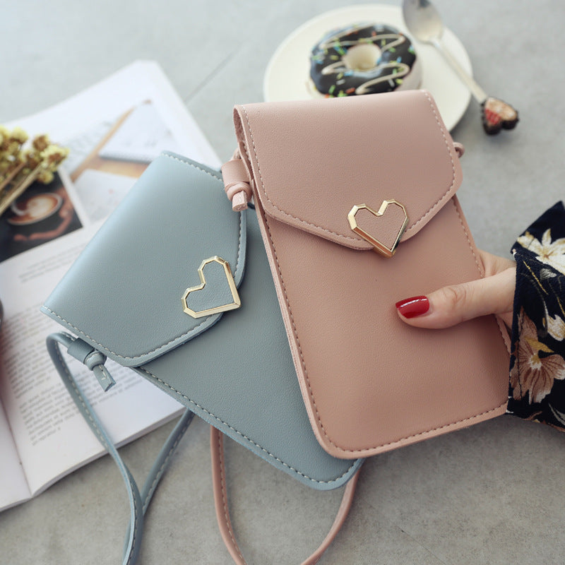 Clear Crossbody Phone Bag for Women - Touchscreen Wallet Purse