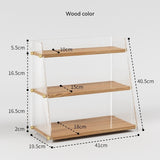 Acrylic Desk Organizer: Office Storage Cabinet for Desktop