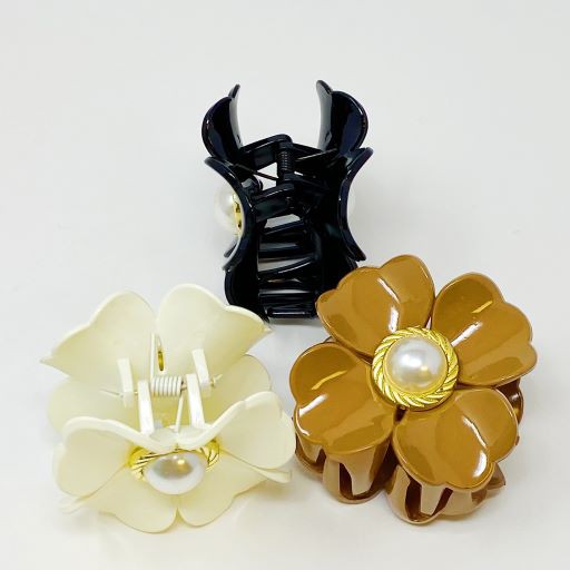 Loved By Coco Flower Hair Claw Set - Minihomy