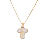 Copper Micro Zircon Clavicle Chain Pendant Necklace - Birthday Jewelry Gift for Women - Minihomy