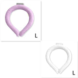 Neck Cooling Ring Ice Cushion Tube Heatstroke Prevention Cooling Tube Ice Reusable Neck - Minihomy