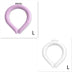 Neck Cooling Ring Ice Cushion Tube Heatstroke Prevention Cooling Tube Ice Reusable Neck - Minihomy