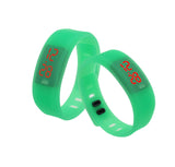 Red LED Silicone Wristband - Fashionable Party Bracelet
