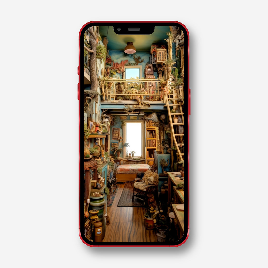 New Horizons - Interior View of Innovative House Phone Wallpaper - Minihomy