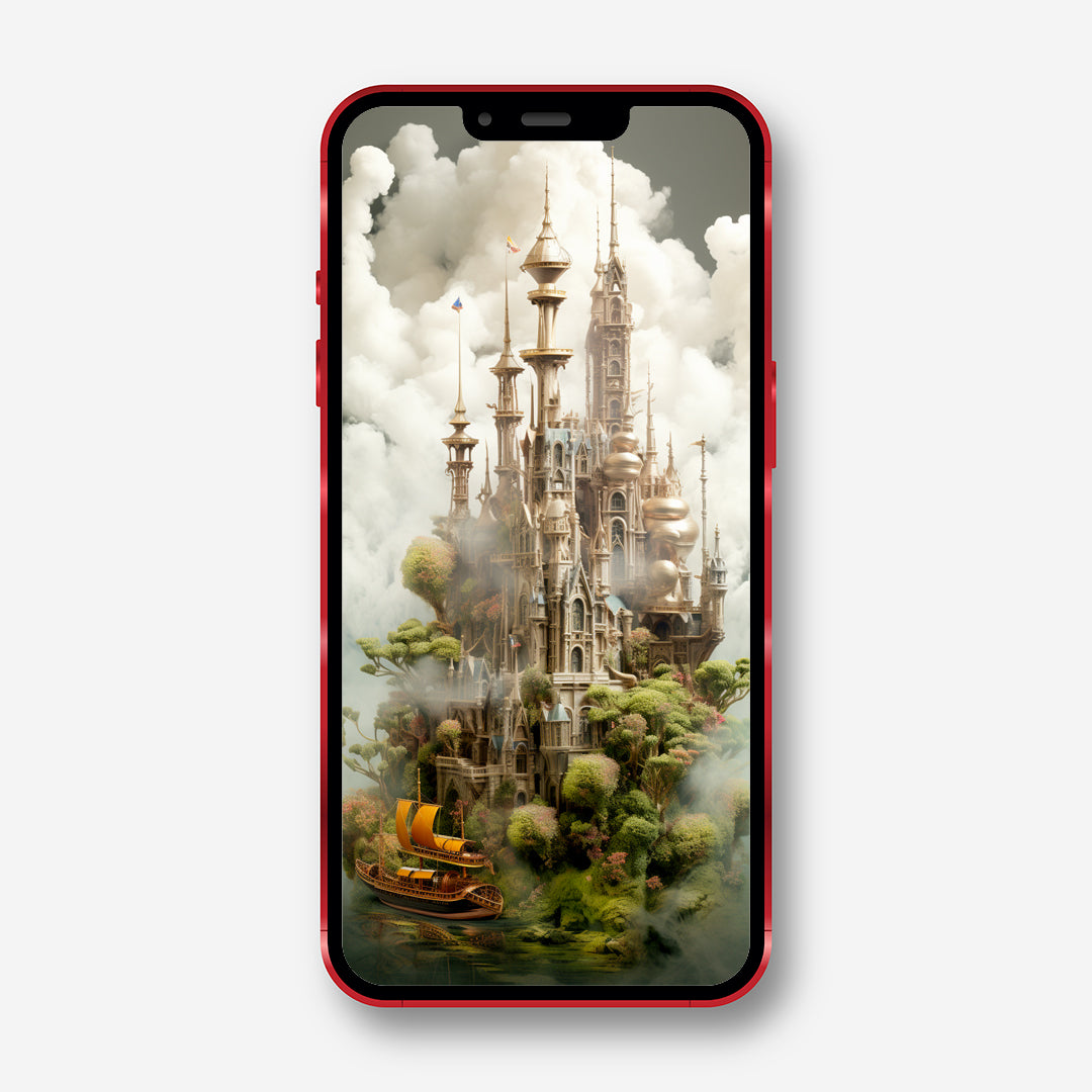 Steampunk Empire Enigma - Otherworldly Phone Wallpaper