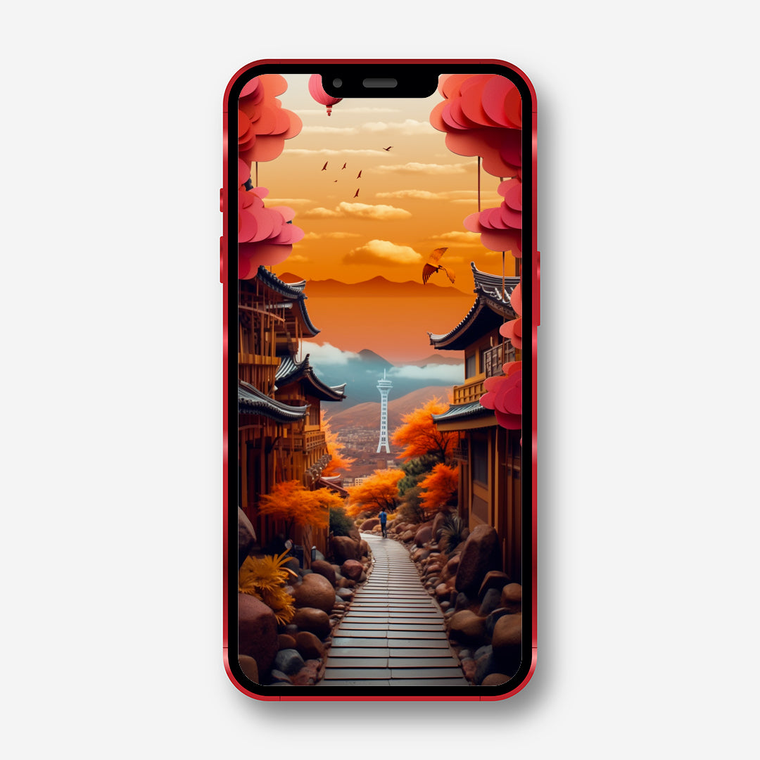 Enchanting Kyoto - Nature's Beauty Phone Wallpaper - Minihomy
