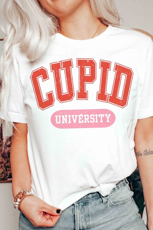 Cupid University Graphic T-Shirt - Minihomy