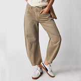 Women's Wide Leg Pants: Loose Summer Straight Trousers