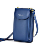Luxury PU Leather Women's Handbag, Crossbody Bag & Wallet