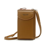 Luxury PU Leather Women's Handbag, Crossbody Bag & Wallet