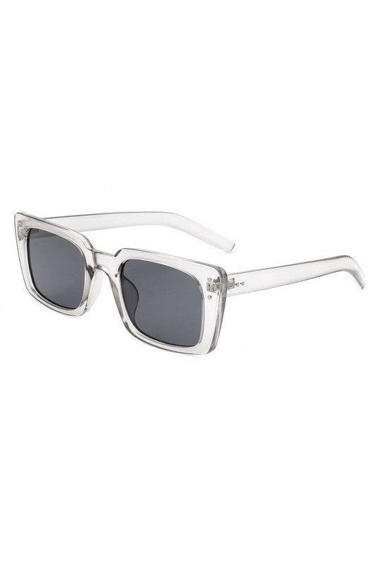 Flat Rectangle Retro Vintage Fashion Sunglasses - Minihomy