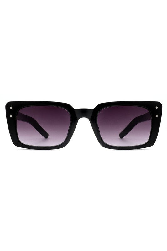Flat Rectangle Retro Vintage Fashion Sunglasses - Minihomy