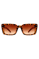 Flat Rectangle Retro Vintage Fashion Sunglasses - Minihomy