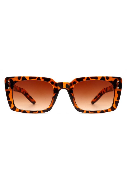 Flat Rectangle Retro Vintage Fashion Sunglasses - Minihomy