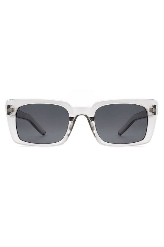 Flat Rectangle Retro Vintage Fashion Sunglasses - Minihomy