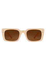 Flat Rectangle Retro Vintage Fashion Sunglasses - Minihomy