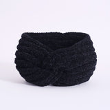 Cozy Chenille-Style Yarn Headband - Soft and Stylish Hair Accessory - Minihomy