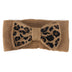 Knit Leopard Bow Headband - Minihomy