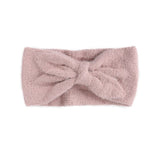 Fuzzy Bow Winter Headband - Minihomy