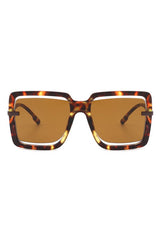 Oversize Square Large Cut-Out Fashion Sunglasses - Minihomy
