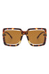 Oversize Square Large Cut-Out Fashion Sunglasses - Minihomy