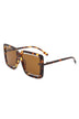 Oversize Square Large Cut-Out Fashion Sunglasses - Minihomy