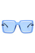 Oversize Square Large Cut-Out Fashion Sunglasses - Minihomy