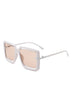 Oversize Square Large Cut-Out Fashion Sunglasses - Minihomy