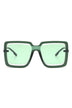 Oversize Square Large Cut-Out Fashion Sunglasses - Minihomy