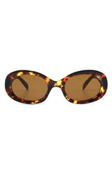 Oval Retro Clout Round Vintage Fashion Sunglasses - Minihomy