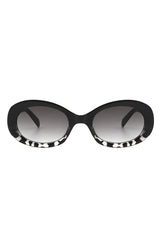 Oval Retro Clout Round Vintage Fashion Sunglasses - Minihomy
