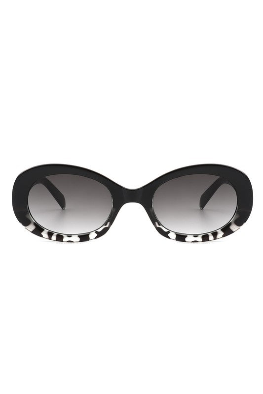 Oval Retro Clout Round Vintage Fashion Sunglasses - Minihomy