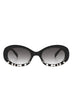 Oval Retro Clout Round Vintage Fashion Sunglasses - Minihomy