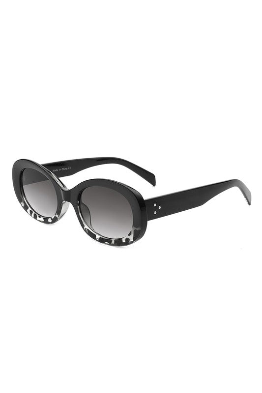 Oval Retro Clout Round Vintage Fashion Sunglasses - Minihomy