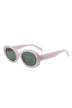 Oval Retro Clout Round Vintage Fashion Sunglasses - Minihomy